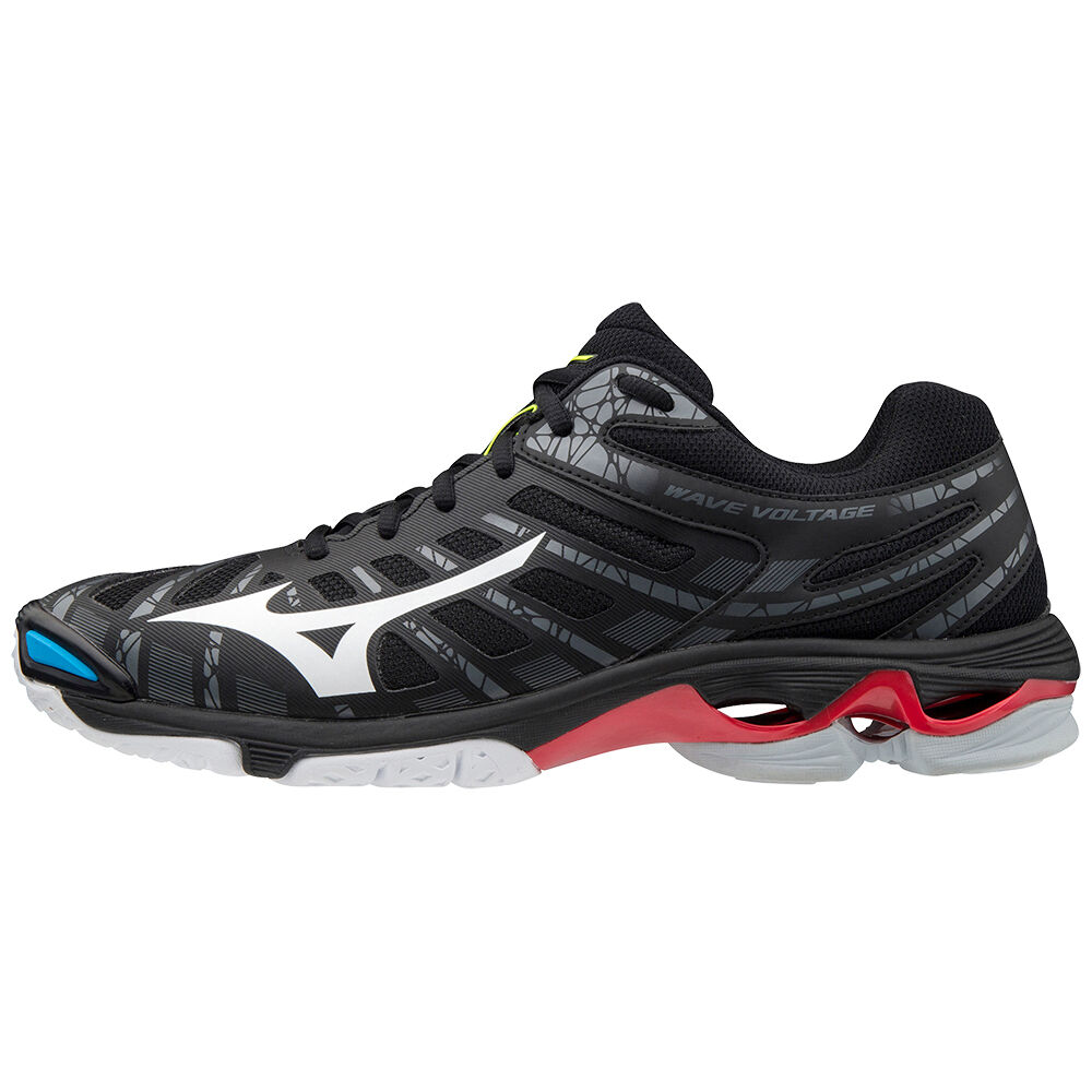 Mens Mizuno Wave Voltage Volleyball Shoes Black/White Philippines (WSTHAX530)